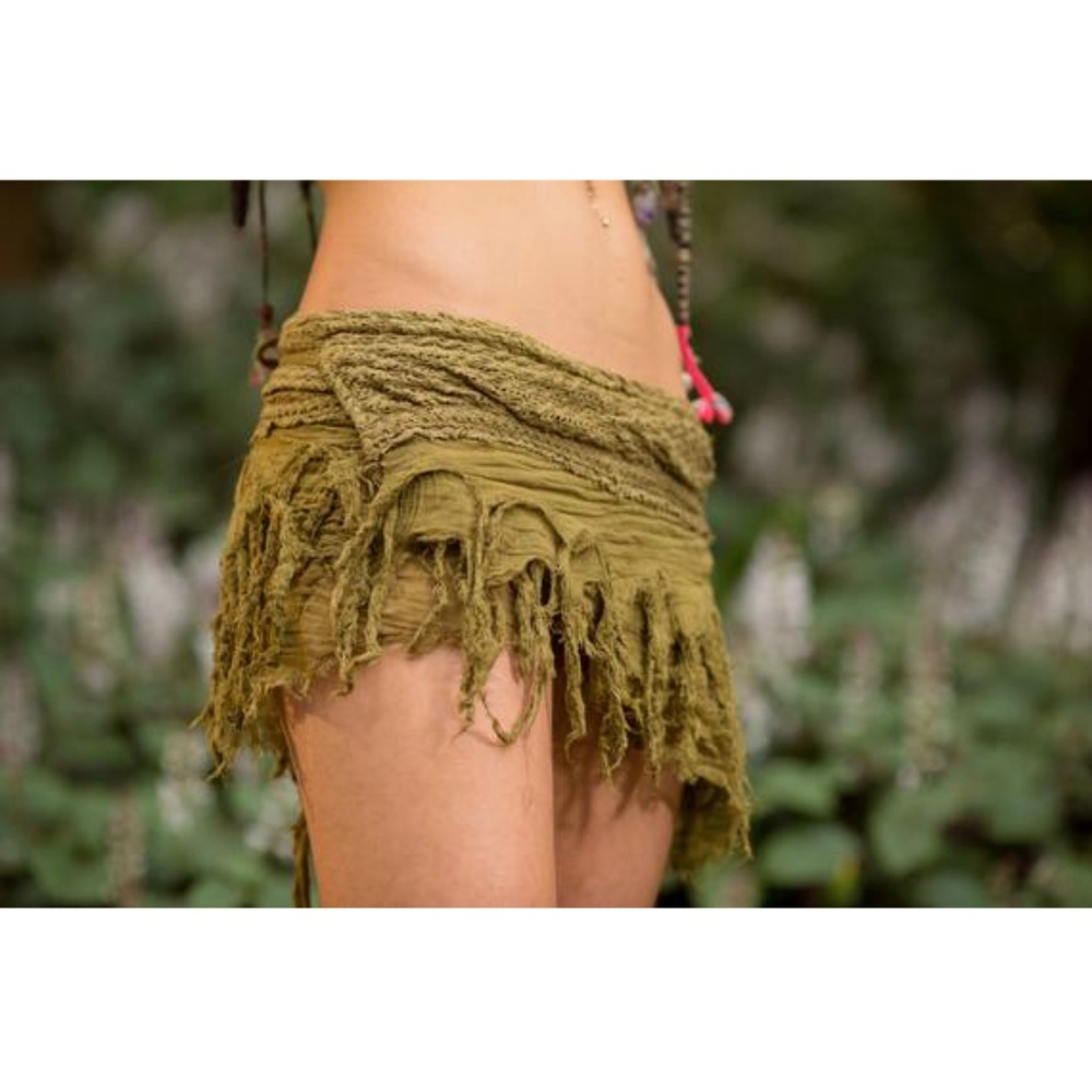 Mini Tarzan Skirt Brown Festival Clothing